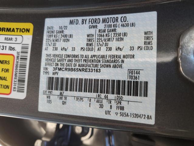 3FMCR9B65NRE33163 Ford Bronco Sport Big Bend