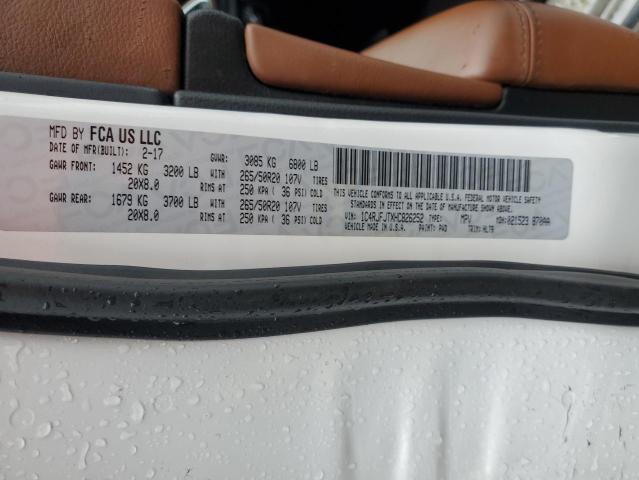 1C4RJFJTXHC826252 Jeep Grand Cherokee Summit
