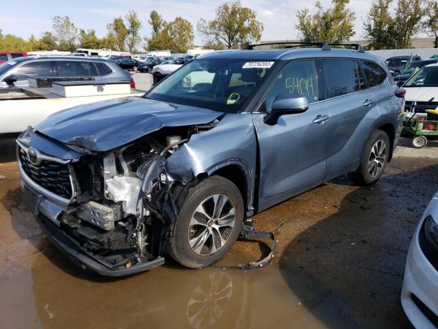 VIN 5TDGZRBH0LS025056 2020 Toyota Highlander, Xle no.1