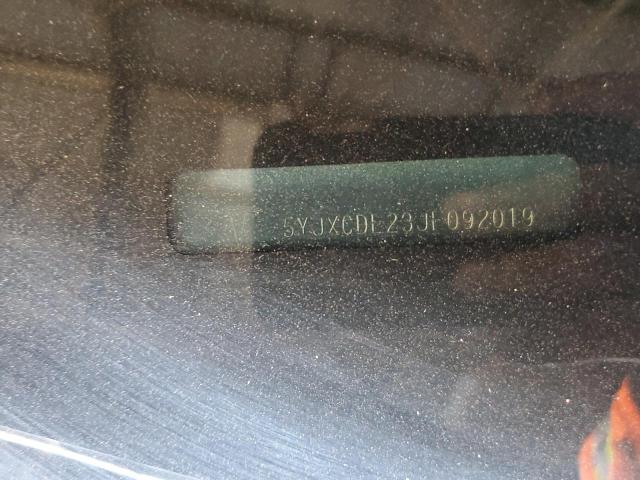 5YJXCDE23JF092019 Auction: COPART Lot: 71859133 Location: ELECTRIC VEHICLE AUCTION 5YJXCDE23JF092019 TESLA MODEL X 2018 CHARCOAL Photo 12