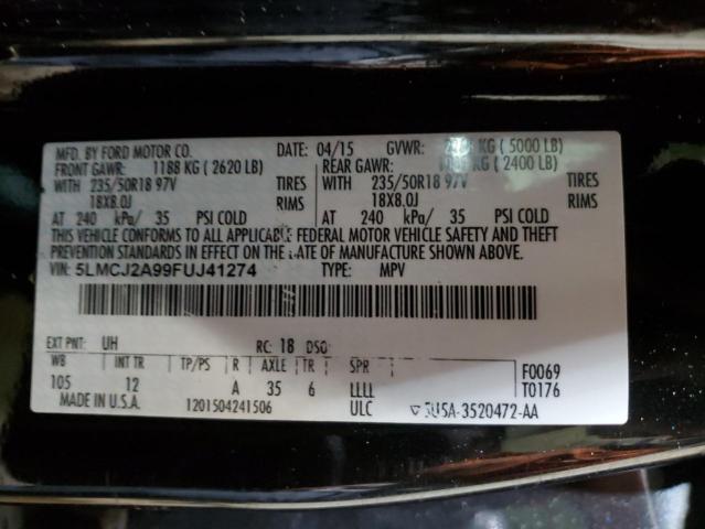 5LMCJ2A99FUJ41274 Lincoln MKC