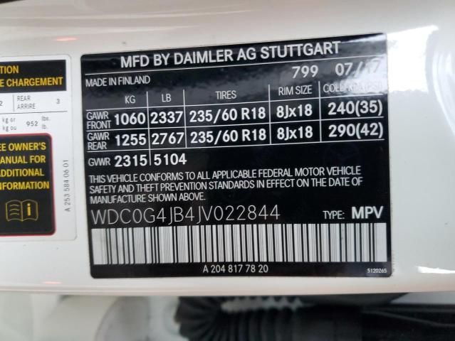 WDC0G4JB4JV022844 Mercedes-Benz GLC 300