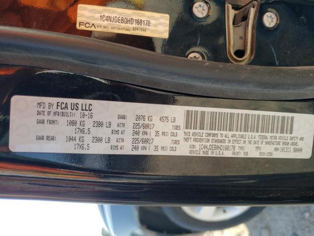 1C4NJDEB0HD168178 Jeep Compass Latitude