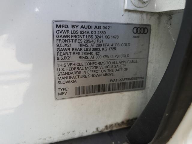 WA1LXAF79MD037754 2021 AUDI Q7, photo no. 13