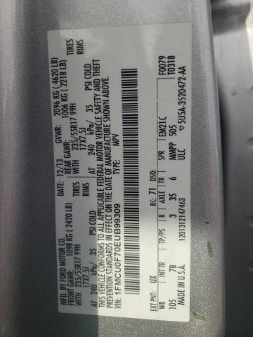 1FMCU0F70EUB99309 | 2014 FORD ESCAPE S