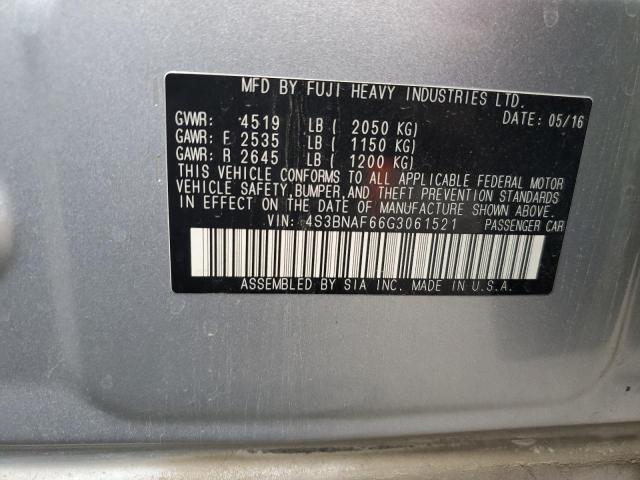 4S3BNAF66G3061521 Subaru Legacy 2.5i Premium