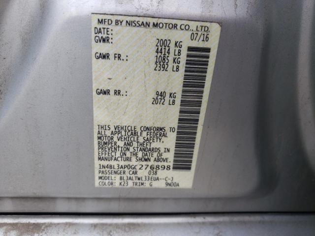1N4BL3AP0GC276898 Nissan Altima 3.5sl