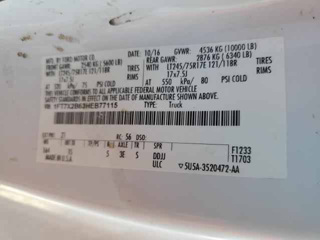 1FT7X2B63HEB77115 Ford F250 Super Duty