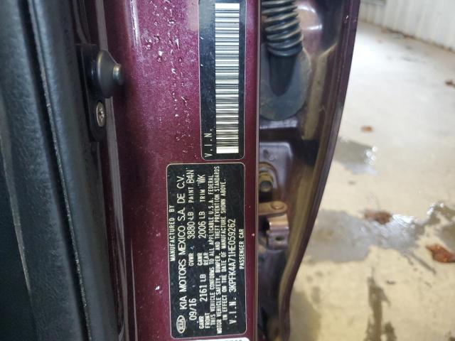 3KPFK4A71HE059262 KIA FORTE LX