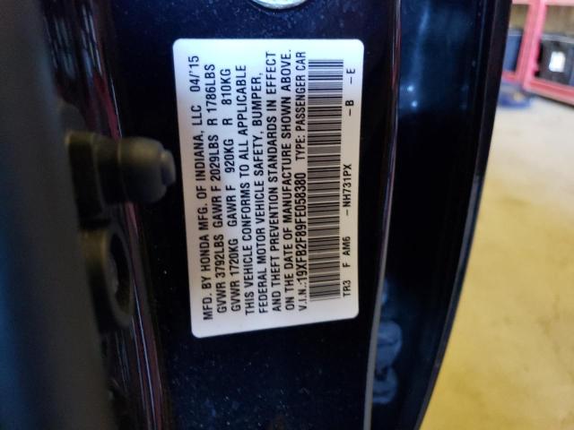 19XFB2F89FE058380 Honda CIVIC EX