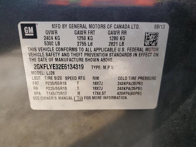 2GKFLYE32E6134319 GMC Terrain Slt