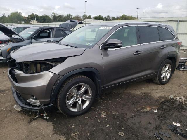 Vin: 5tddkrfh9fs092339, lot: 70363623, toyota highlander limited 20151