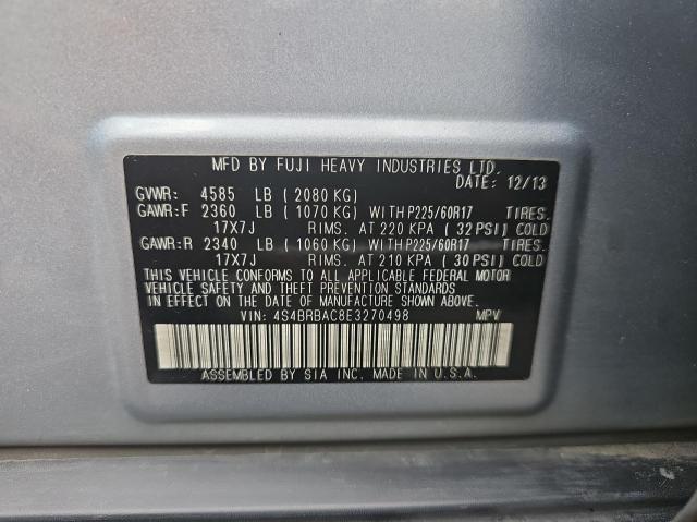 4S4BRBAC8E3270498 Subaru Outback 2.5i