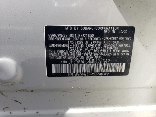 JF2SKAFC4MH428642 Subaru Forester Premium