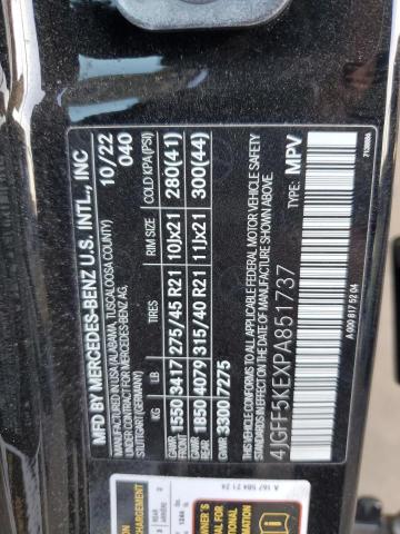 4JGFF5KEXPA851737 Mercedes-Benz Gls 450 4matic