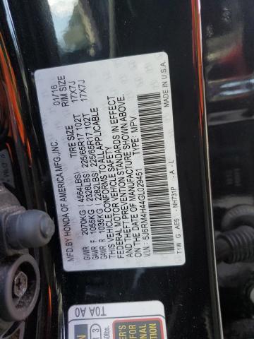 5J6RM4H44GL029451 Honda CR-V SE