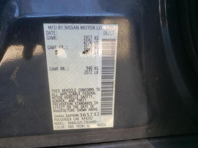 2017 NISSAN ALTIMA 2.5 - 1N4AL3AP4HN365732