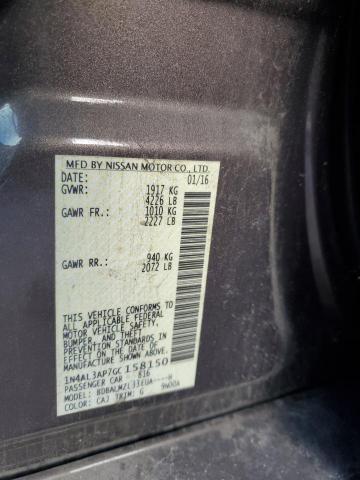 1N4AL3AP7GC158150 Nissan ALTIMA 2.5