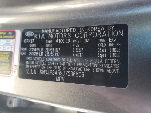 KNDJP3A59J7536806 KIA SOUL +