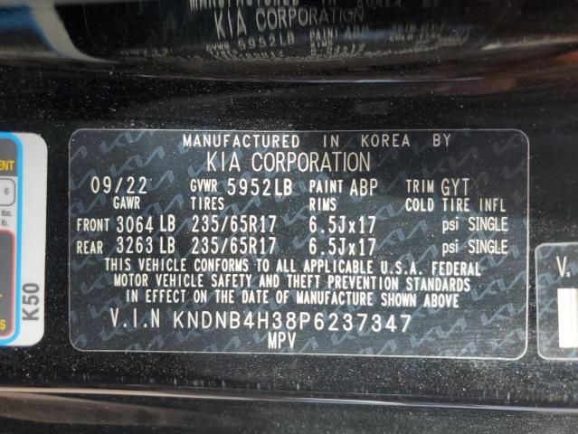 KNDNB4H38P6237347 KIA Carnival Lx