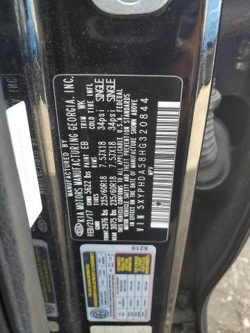 5XYPHDA58HG320844 KIA SORENTO EX