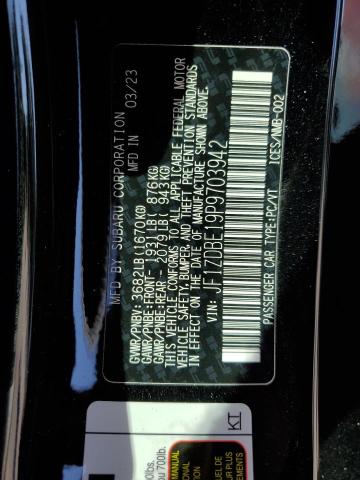 2023 SUBARU BRZ LIMITE JF1ZDBE19P9703942