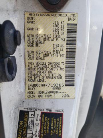 1N6BD0CT8FN719265 2015 Nissan Frontier S