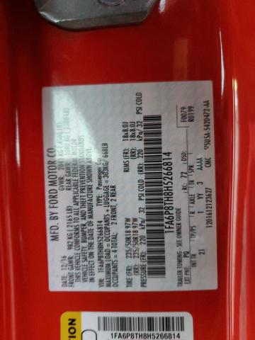 1FA6P8TH8H5266814 Ford MUSTANG