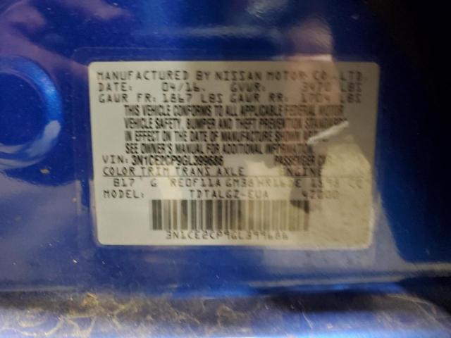 3N1CE2CP9GL399686 Nissan Versa Note S