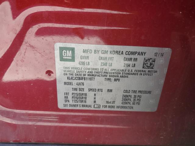 2015 BUICK ENCORE - KL4CJCSB4FB111877