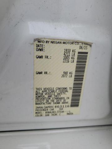 1N4AL3AP0FC463116 Nissan ALTIMA 2.5