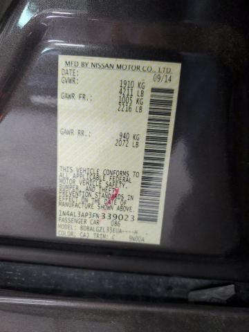 1N4AL3AP3FN339023 Nissan ALTIMA 2.5
