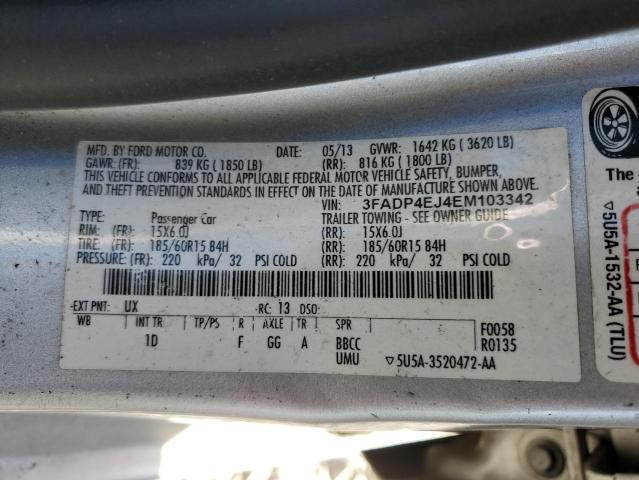 3FADP4EJ4EM103342 Ford FIESTA SE