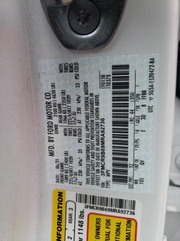 3FMCR9B69MRA92736 Ford Bronco Sport Big Bend