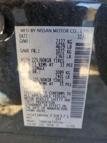 2017 NISSAN ROGUE SV - 5N1AT2MV4HC738371