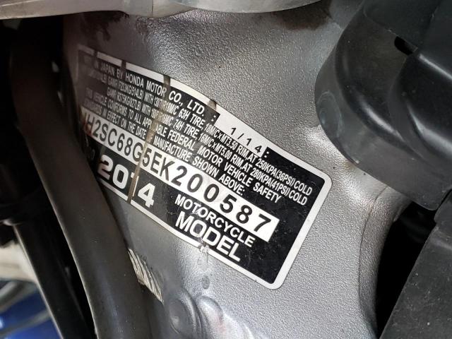 2014 HONDA GL1800 G JH2SC68G5EK200587