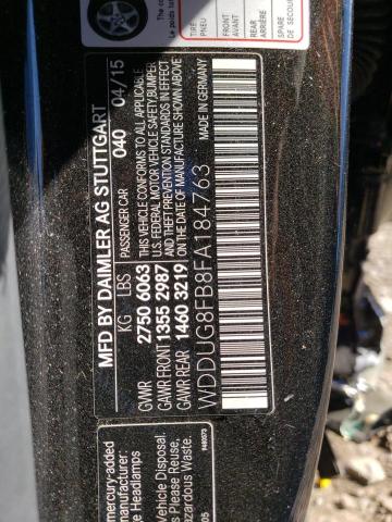 WDDUG8FB8FA184763 Mercedes-Benz S 550 4matic