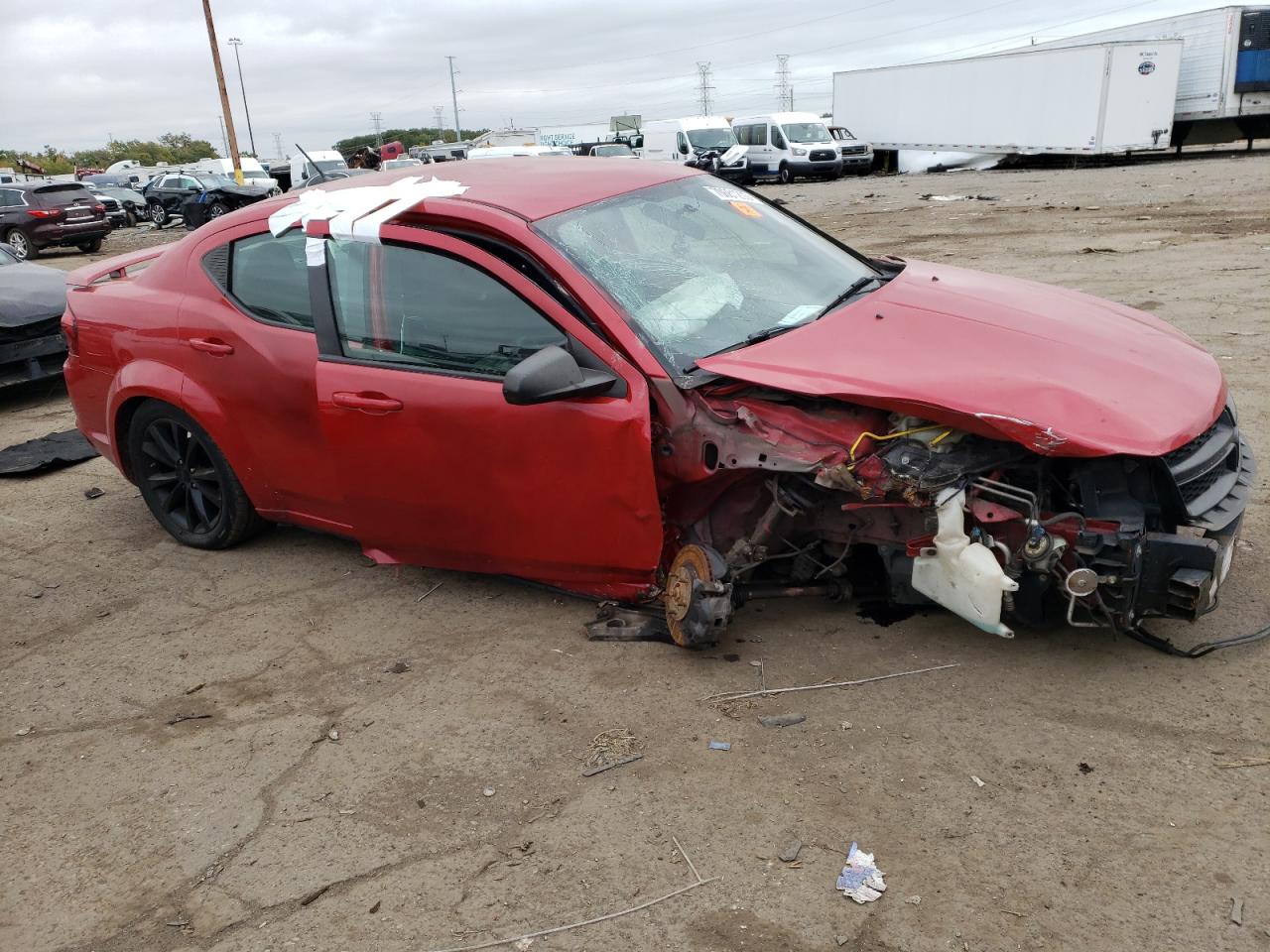 Lot #2186403773 2014 DODGE AVENGER SE