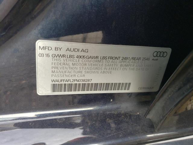 VIN WAUFFAFL2FN038287 2015 Audi A4, Premium Plus no.12