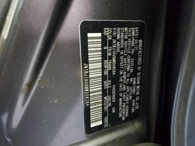 JN1BJ1AV6MW308284 Nissan Rogue Sport S