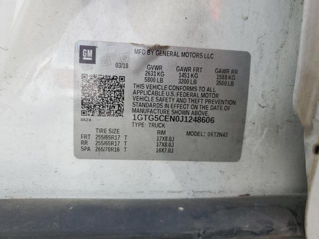 1GTG5CEN0J1248606 GMC CANYON SLE