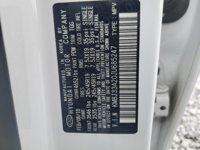 KM8J33A20JU685247 Hyundai Tucson Value