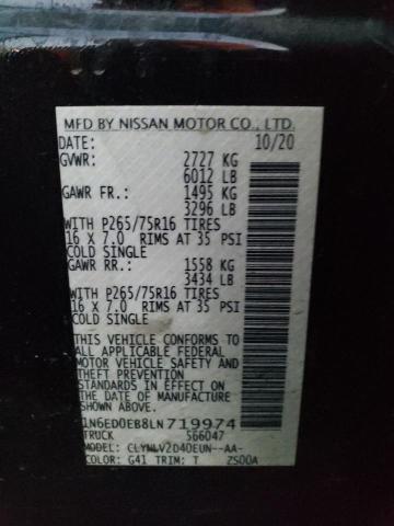 1N6ED0EB8LN719974 Nissan FRONTIER S