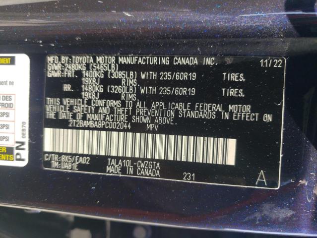 2T2BAMBA8PC002044 2023 LEXUS RX350