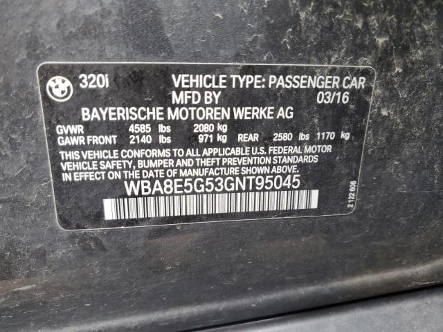 WBA8E5G53GNT95045 | 2016 BMW 320 xi