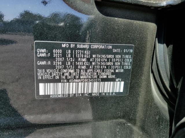 4S4WMAPD8K3453275 Subaru Ascent Limited