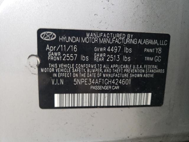 2016 HYUNDAI SONATA SPO - 5NPE34AF1GH424601