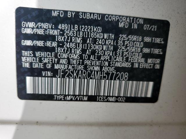 JF2SKARC4MH577208 Subaru Forester Sport