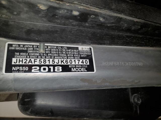 2018 HONDA NPS50 JH2AF5815JK601740