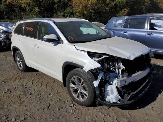 VIN 5TDJKRFHXES027100 2014 Toyota Highlander, Xle no.4